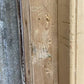 Antique French Single Door (27.25x82) Glass Pane Door with Jamb, Encased Door T7