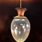 Antique Apothecary Show Globe, Hanging Pharmacy Globe,  Glass Jar D