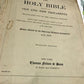 1901 Antique Holy Bible American Standard Ed., 1915 Augusta Christian Church