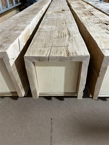 Faux Box Beam, Custom Reclaimed Barn Wood, Fireplace Mantel, Free Quote