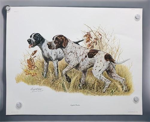 Art & Collectibles > Prints > Lithographs - 5 Ernest Hart Signed Dog Prints, 28x22 Wade Collection Lithograph Plates 1-5 b...