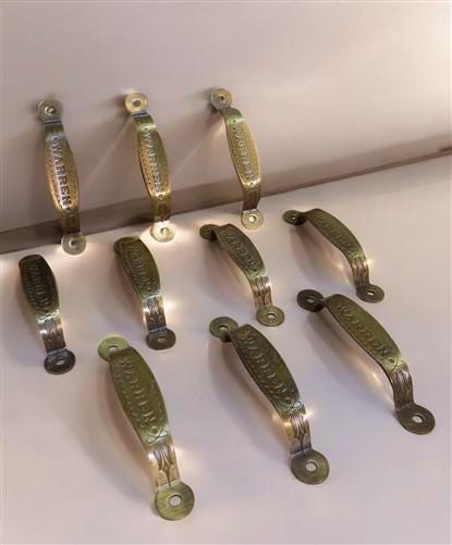 Home & Living > Home Improvement > Drawer Knobs & Pulls - 10 Warren Brass Cabinet Handle 3.5" Drawer Pulls, Kitchen Furnit...