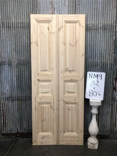 French Double Doors (32x80.5) Raised Panel Doors, European Styled Doors NM9