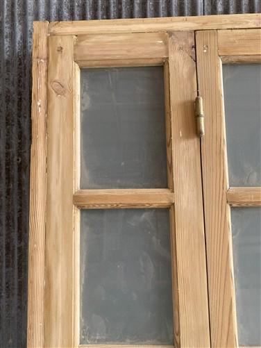 Antique French Double Doors (71x88) Frosted Glass European SideLite Jamb C1