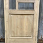 Antique French Single Door (27.5x82) Glass Pane Door with Jamb, Encased Door T12