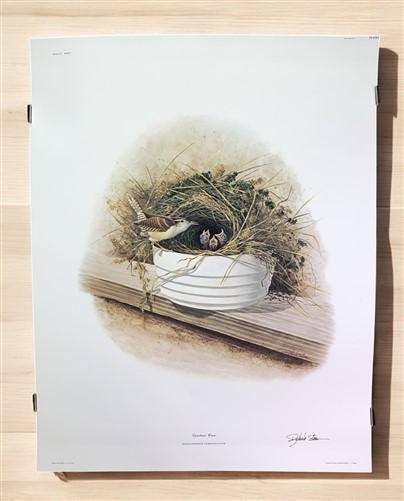Richard Sloan, Caroline Wren, Signed Print, 28x22, Wade Collection, Plate 36