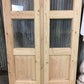 Home & Living > Home Improvement > Doors & Locks > Doors - Arched French Double Doors (36x80.5) 3 Pane Glass European Styl...