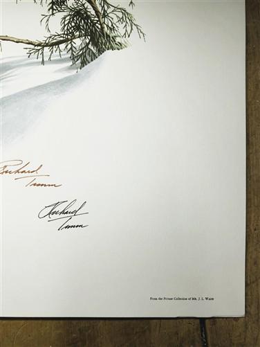 Art & Collectibles > Prints > Lithographs - Richard Timm, River Otter, Signed Print, 28x22 Wade Collection, Plate 6 by The...