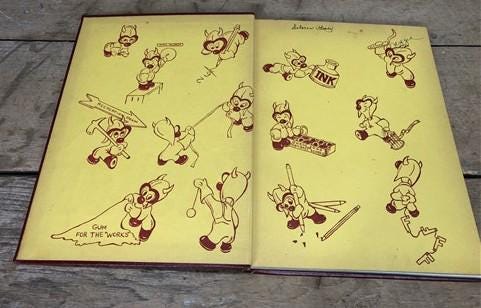 Books, Movies & Music > Books > Reference Books - 1944 Kahokian Collinsville Township Illinois High School Yearbook, WW2 E...
