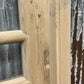 Antique French Single Door (29.5x88) Glass Pane Door with Jamb, Encased Door T24