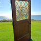 Home & Living > Home Improvement > Doors & Locks > Doors - Antique Single Door (40x79.5) Stained Glass Paneled Church Door...