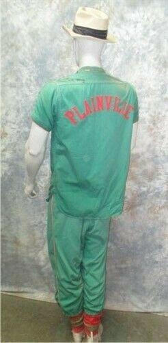 Vintage Clothing - 40s Plainville Illinois Vintage League Baseball Uniform Gold Smith Stirrup Socks by The Old Grainery (4...