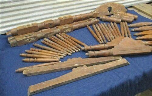 Furniture Parts - Lot Woodwork Furniture Parts Repair Architectural Salvage Reclaimed Vintage a by The Old Grainery (Archi...