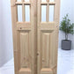 French Double Door (21x80.5) 6 Pane Glass Door European Styled EM51