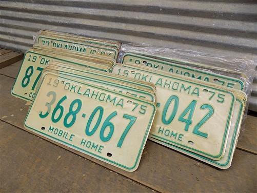 License Plates - Set of 50 License Plates Multi State Lot Vintage Automobile Car Truck Tags jg by The Old Grainery (arts a...