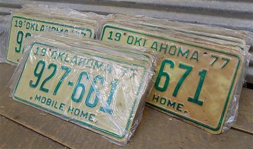 License Plates - Set 50 License Plates Lot Vintage Automobile Car Truck Tags Some Consecutive jc by The Old Grainery (arts...