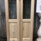 Arched French Double Doors (24x80) 3 Pane Glass European Styled Doors O16