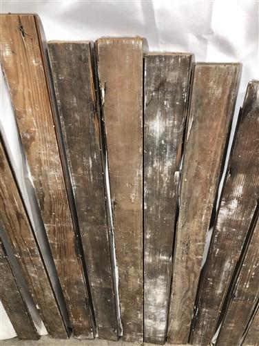 Craft Supplies & Tools > Raw Materials > Wood > Boards & Planks - Reclaimed Wainscoting Bead Board Pieces, Architectural S...