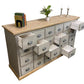 Home & Living > Furniture - 24 Drawer Gray Apothecary Cabinet, Store Cabinet Store Display Pharmacy Cupboard by The Old Gr...