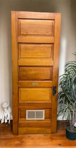 Home & Living > Home Improvement > Doors & Locks > Doors - Vintage American Door (31.75x83.5) Five Panel Interior Door, Ar...