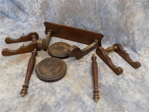 Furniture Parts - Lot Wooden Furniture Parts Architectural Salvage Steampunk Vintage Wood Work by The Old Grainery (Archit...