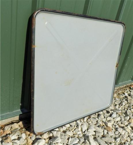 Stove Part - Universal Stove Porcelain Metal Panel Black Gray Part Drip Pan Steampunk Vintage by The Old Grainery (Home De...