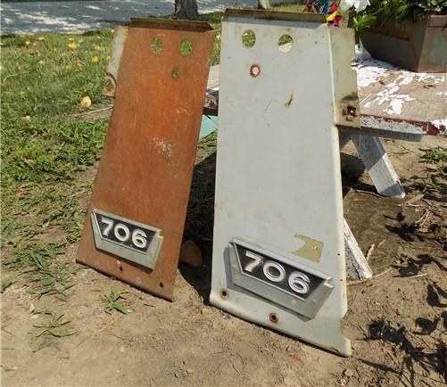 2 706 Farmall Tractor Panels Vintage Advertising Implement Sign Farm Country a