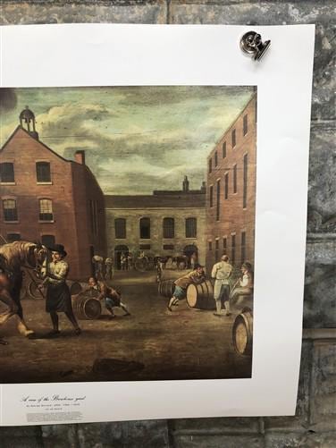 Home & Living > Home Decor > Wall Decor > Wall Hangings - George Garrard, A View of the Brewhouse Yard, 30.75x23.5 Print,...