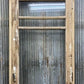 Antique French Single Door (31x86.5) Glass Pane Door with Jamb, Encased Door T10