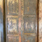 Antique Arched French Double Doors (61.5x130) European Door Jamb, with Jamb, S38