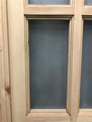 French Double Door (36x96.5) 8 Pane Frosted Glass Door European Styled EM53