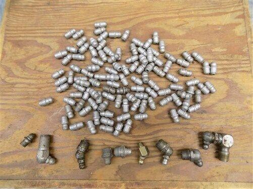 Tool parts - Greaser Gun Zerts Fitting Grease Nipples Vintage Tool Parts Steampunk Collection by The Old Grainery (grease...