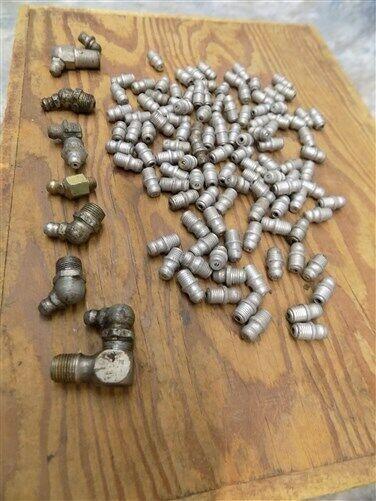 Tool parts - Greaser Gun Zerts Fitting Grease Nipples Vintage Tool Parts Steampunk Collection by The Old Grainery (grease...