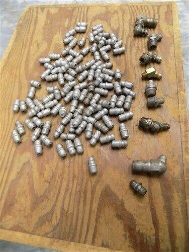 Tool parts - Greaser Gun Zerts Fitting Grease Nipples Vintage Tool Parts Steampunk Collection by The Old Grainery (grease...