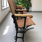 Home & Living > Furniture - 4 Vintage Wood Folding Theater Seats, Auditorium Seats, Entryway Bench, E11 by The Old Grainery