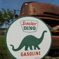 Sinclair Dino Gasoline Sign, Double Sided Metal Porcelain Advertising Sign A