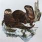 Art & Collectibles > Prints > Lithographs - Richard Timm, River Otter, Signed Print, 28x22 Wade Collection, Plate 6 by The...