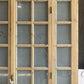 Antique French Double Doors (71x88) Frosted Glass European SideLite Jamb C14