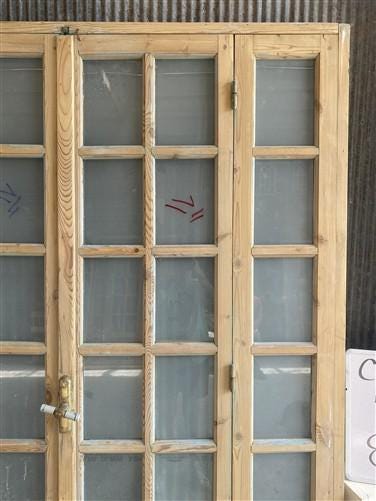 Antique French Double Doors (71x88) Frosted Glass European SideLite Jamb C10