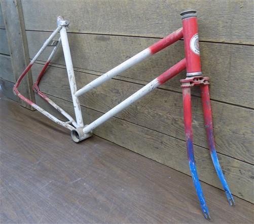 Bike Parts - Flying O Otasco Bike Bicycle Old Metal Frame Only Womens Vintage Parts Repair by The Old Grainery (adult bike...