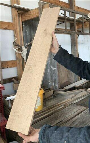 Lumber - Solid White Oak Flooring, Hardwood Oak Wood Floor, Tongue Groove Unfinished by The Old Grainery (barn siding, bar...