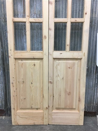 Home & Living > Home Improvement > Doors & Locks > Doors - French Double Door (36x96) 8 Pane Glass European Styled Door EM...
