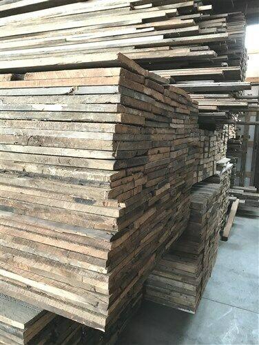 Lumber - Reclaimed Brown Board Barn Wood Hardwood Pine Wall Siding Panels Planks Lumber by The Old Grainery (barn siding,...