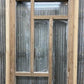 Antique French Single Door (33x81) Glass Pane Door with Jamb, Encased Door T44