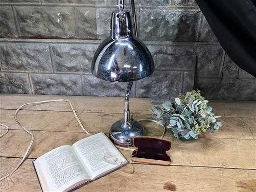 Home & Living > Lighting > Lamps, Shades & Bases > Lamps - Apollo Art Deco Chrome Desk Lamp, Reflective Electric Bankers J...