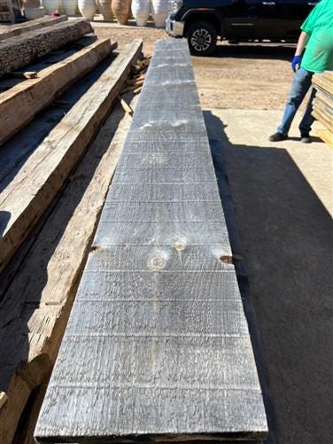 New Rustic Gray Barn Siding, Weather Lumber Wood Plank, Barn-Style Siding