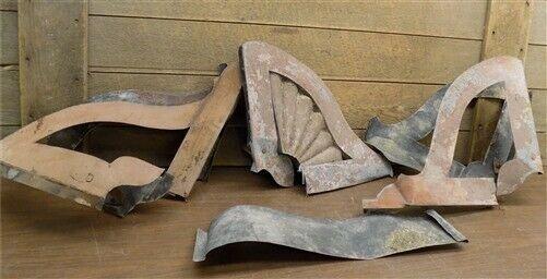Architectural Salvage - Decorative Eave Tin Gable Pieces Architectural Salvage Metal Detail Vintage by The Old Grainery (a...