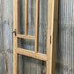 Antique French Single Door (33x81) Glass Pane Door with Jamb, Encased Door T34