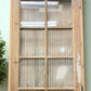 Antique French Single Door (32x93.5) Glass Pane Door with Jamb, Encased Door T36