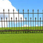Home & Living > Outdoor & Gardening > Garden Decoration > Yard Art - Wrought Iron Vintage Fence Panel (97x41) Architectura...